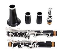 clarinete bajo Clarinete BB Granadilla clarinete de madera de ébano tubo de 17 teclas clarinete Falling Tune B clarinete de madera maciza