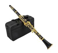 clarinete bajo Clarinete Bb Lacquer Gold 17 teclas Clarinete negro El clarinete es fácil de usar