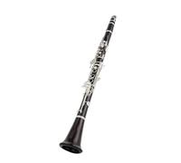 clarinete bajo Clarinete Bb profesional clarinetes de ébano madera de ébano chapado en plata instrumento de latón clave