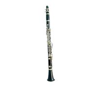 clarinete bajo Clarinete Bb tono niquelado 17 teclas en instrumento musical hermosa calidad de sonido(Black)