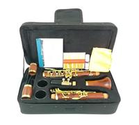 clarinete bajo Clarinete C Teclas Redwood Klarnet Chapado en Oro