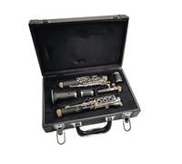 clarinete bajo Clarinete C Tune madera de ébano o baquelita teclas plateadas con boquilla