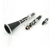 Clarinete Bajo Clarinete Cuerpo Negro | Cuerpo negro clarinete plateado o niquelado(Nickel-plated)