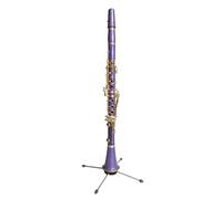 clarinete bajo Clarinete de 17 teclas en Sib cuerpo de ABS clarinete de color(Purple)