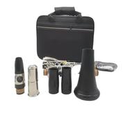 clarinete bajo Clarinete de baquelita Bb Tune de 17 teclas para tocar instrumentos musicales clarinete con accesorios