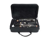 clarinete bajo Clarinete de baquelita Clarinete 17 teclas B bemol negro Examen de rendimiento de instrumentos de viento