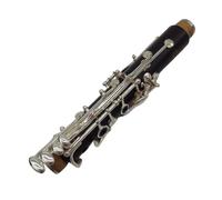 clarinete bajo Clarinete de madera negra de ébano clarinetes Bb profesionales boquilla de instrumentos musicales de baquelita de 17 teclas ligera y fácil de sostener