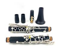 clarinete bajo Clarinete Ebonita/Goma Dura 17 Teclas Instrumento de Viento de Madera