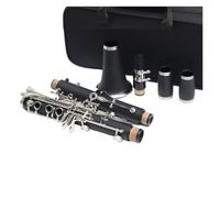 clarinete bajo Clarinete en Si bemol clarinete de baquelita plateado instrumento para principiantes para interpretación y examen
