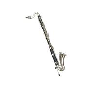 clarinete bajo Clarinete en si bemol de 17 teclas alpaca teclas chapadas en plata clarinete bajo en Sib clarinete afinado examen para principiantes