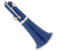 clarinete bajo Clarinete en si bemol de 17 teclas Clarinete de instrumento musical de nivel de rendimiento azul con una hermosa calidad de sonido