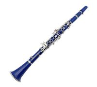 clarinete bajo Clarinete en Si bemol de nivel de rendimiento Clarinete en Si bemol Caja de luz de instrumento de clarinete de color(Blue)