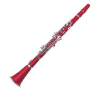 clarinete bajo Clarinete en Si bemol de nivel de rendimiento Clarinete en Si bemol Caja de luz de instrumento de clarinete de color(Red)