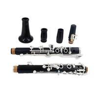 clarinete bajo Clarinete G Tune Clarinete de ébano Teclas plateadas una amplia gama de sonidos puros