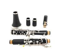 clarinete bajo Clarinete negro 17 teclas Bb cuerpo clarinete banda escolar clarinete de orquesta