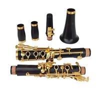 clarinete bajo Clarinete Profesional De Ébano Sib 17 Teclas Chapado En Plata Chapado En Oro