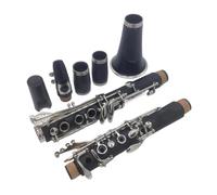 clarinete bajo Clarinete profesional de madera negra de ébano clarinetes A baquelita 17 teclas boquilla cañas
