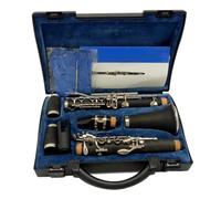 clarinete bajo Clarinete profesional de madera negra de ébano clarinetes Bb baquelita 17 teclas instrumentos musicales con boquilla cañas