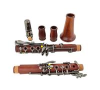 clarinete bajo Clarinete profesional de madera roja Bb Palisandro Niquelado negro Teclas Madera maciza