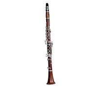 clarinete bajo Clarinete profesional de palisandro instrumento niquelado 17 teclas chapadas en cobre y níquel tono BB clarinete de palisandro