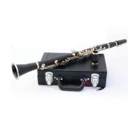 clarinete bajo Clarinete Profesional Tubo Negro Sib 17 Teclas ABS