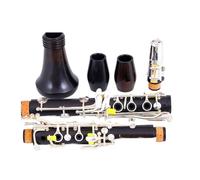 clarinete bajo Clarinete Sib Madera Ébano Dorado 17 Teclas Granadilla(M6)