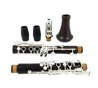 clarinete bajo Clarinete Sib Madera Ébano Plateado 17 Teclas Granadilla Aspecto brillante