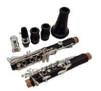 clarinete bajo Clarinetes Bb Clarinetes profesionales principales Teclas plateadas 17 Boquilla Material de las llaves CHAPADO EN PLATA