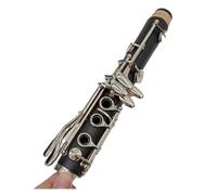 clarinete bajo Clarinetes Bb de baquelita clarinete profesional RC teclas chapadas en plata 17 teclas con estuche boquilla