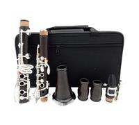 clarinete bajo Clarinetes en Sib de madera compuesta llaves chapadas en plata 17 teclas incluidas boquilla