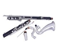 Clarinete Bajo De Resina ABS Clarinete Profesional Niquelado Do Bajo/LOWE Sib/Sib(188 Low-C)