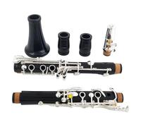 clarinete bajo Ébano fácil de tocarClarinete profesional La plateado/ébano chapado en oro