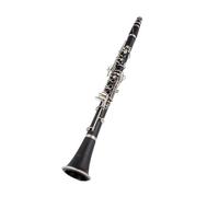 clarinete bajo Elegante si bemol Tune instrumentos de viento de madera profesional clarinete tubo negro con accesorios de caja