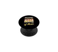 Clarinete bajo es la Pizza de la música PopSockets PopGrip Adhesivo
