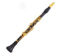 clarinete bajo Fácil de tocar con un hermoso sonido Clarinete bB Clarinete de madera de ébano Tubo 17 teclas Granadilla Sib Klarnet