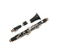 clarinete bajo Hermoso sonido clarinete Eb llave madera de ébano o baquelita mi bemol niquelado 17 teclas musicales
