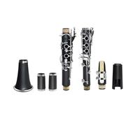 clarinete bajo Instrumento de 17 teclas clarinete plano B profesional instrumento de clarinete de baquelita prueba de grado rendimiento para principiantes