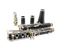 clarinete bajo Instrumento de clarinete de 17 teclas B instrumento de clarinete plano baquelita examen para principiantes