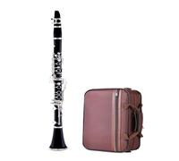 clarinete bajo Instrumento de clarinete de baquelita en Si bemol de 17 teclas banda de examen para principiantes clarinete de viento de madera en Si bemol