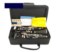 clarinete bajo Material de la superficie del cuerpo del clarinete 17 teclas Bb niquelado