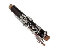 clarinete bajo Music Fancier Club Clarinetes Bb de baquelita Clarinetes profesionales principales Llave chapada en plata 17 Boquilla