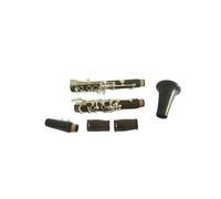 clarinete bajo Popular clarinete de ébano Bb 17 teclas llave de alpaca clarinete en tono c