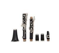 clarinete bajo Principiante Si bemol Tune Instrumentos de viento de madera profesionales Clarinete Tubo negro