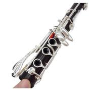 clarinete bajo Si bemol 17 teclas plateadas clarinete instrumentos musicales de viento de madera compuesta