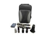 clarinete bajo Si bemol Tune Instrumentos de viento de madera profesionales Clarinete Tubo negro firme y resistente