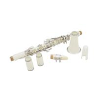 clarinete bajo White set Clarinete Bb blanco Clarinete principiante en Si bemol para orquestas escolares adultos