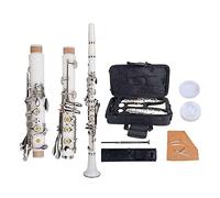 Clarinete Bakelita Flat Professional B Con Instrumentos De Caña Clarinetes