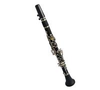 Clarinete baquelita resistente al desgaste cuerpo 17 teclas antiadherentes niqueladas EB Tune adecuado para principiantes