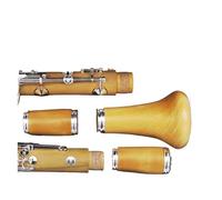 clarinete Boxwood Bb Professional Clarinet With Mouthpiece Silver Plated 19 Keys