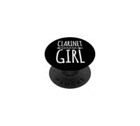Clarinete Chica con Estilo Bohemio Corazón Flecha Gráfico PopSockets PopGrip Adhesivo